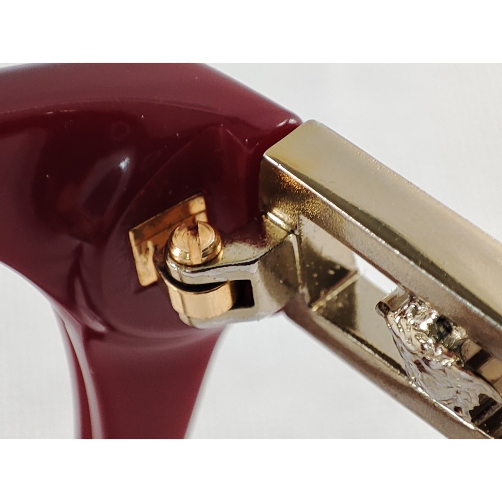 Versace MOD 3170-B 5026 Burgundy Tortoise Medusa Crystals Eyeglasses 52-16-135 - Picture 8 of 13